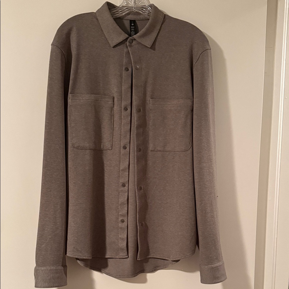 Lululemon Athletica Light Olive Green Polo Shirt